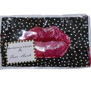 Mackenzie-Childs Pucker Up Shine Face Mask NWT